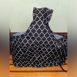 NICOGENA Knitting Bag, Tangle Free with 3 Reinforced Grommets, Lantern Black new
